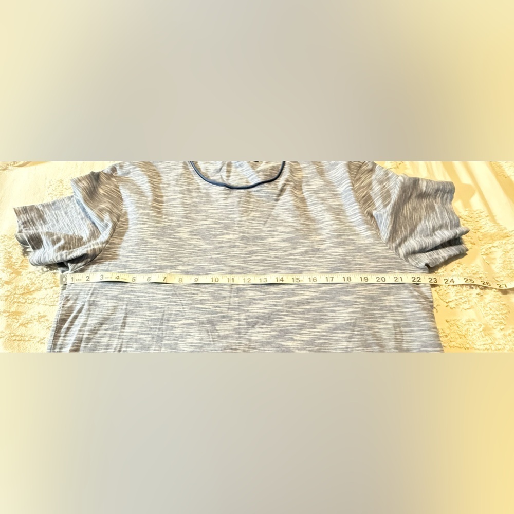 Hugo Boss Blue Heather Short Sleeve Tee - Picture 6 of 7